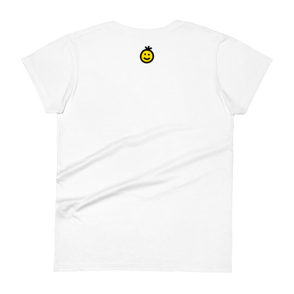 Happy Wins Women's Short Sleeve T-shirt White