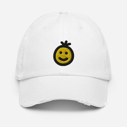 Happy Wins Smiley Atlantis DADE Cap White