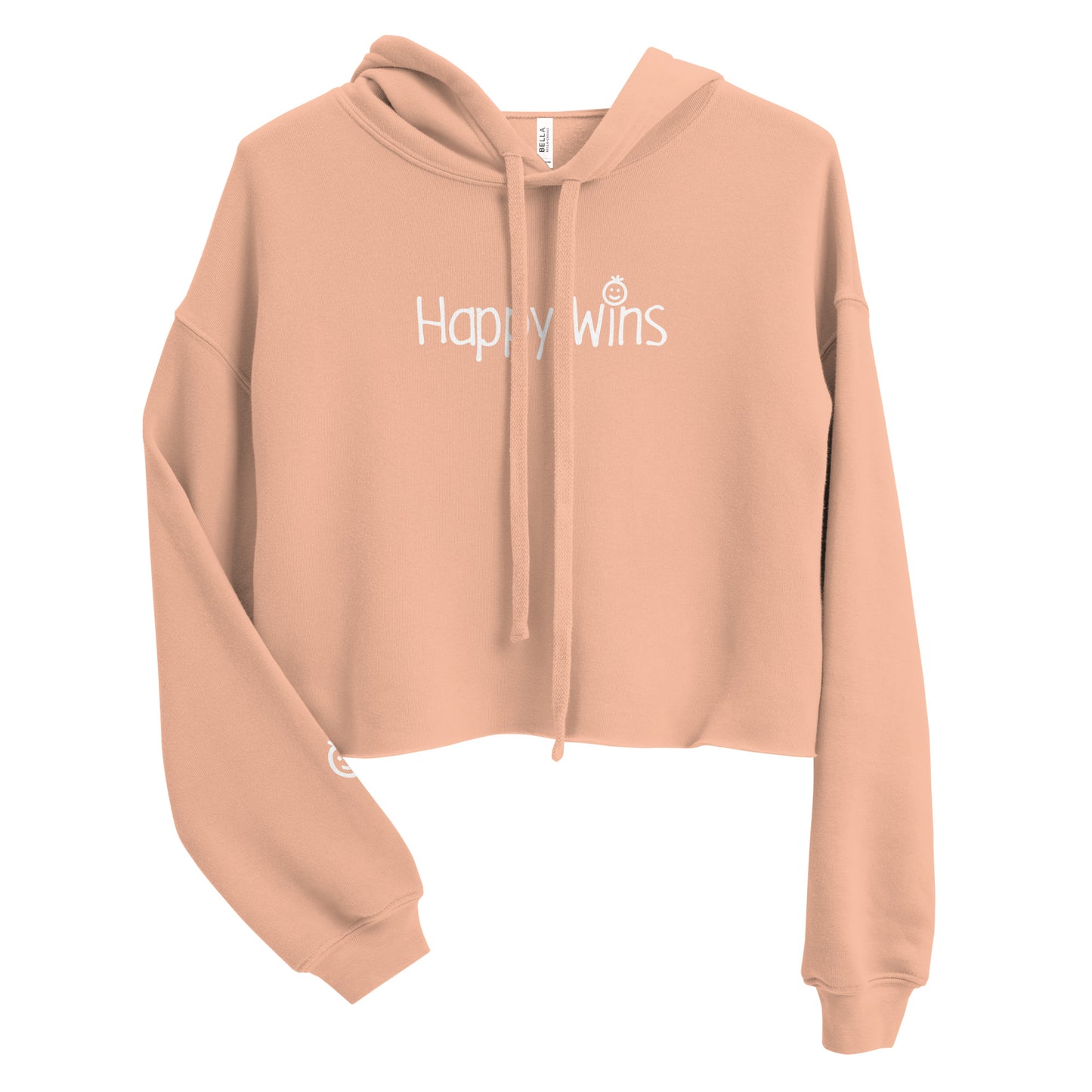 Happy Wins Womens Crop Hoodie Colors