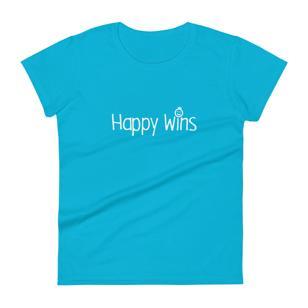 Happy Wins Women's Short Sleeve T-shirt Colors