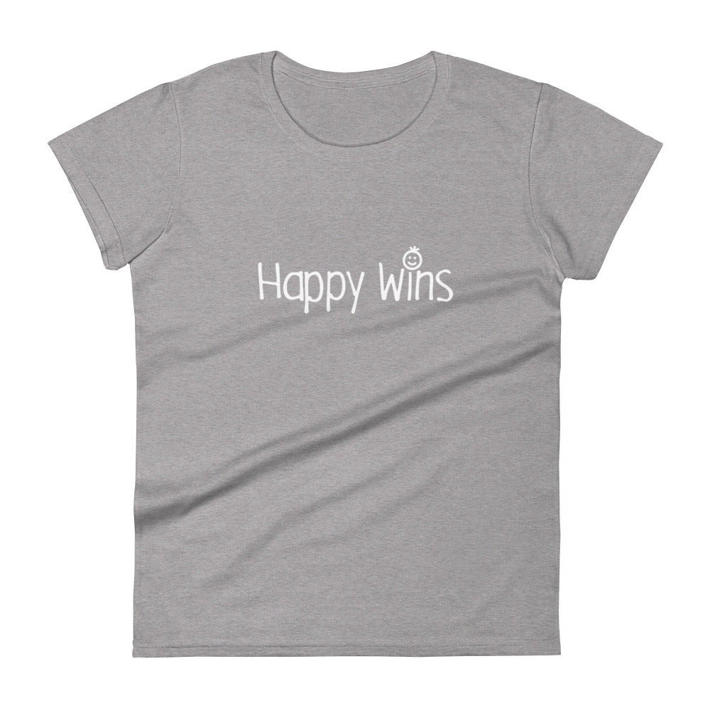Happy Wins Women's Short Sleeve T-shirt Colors