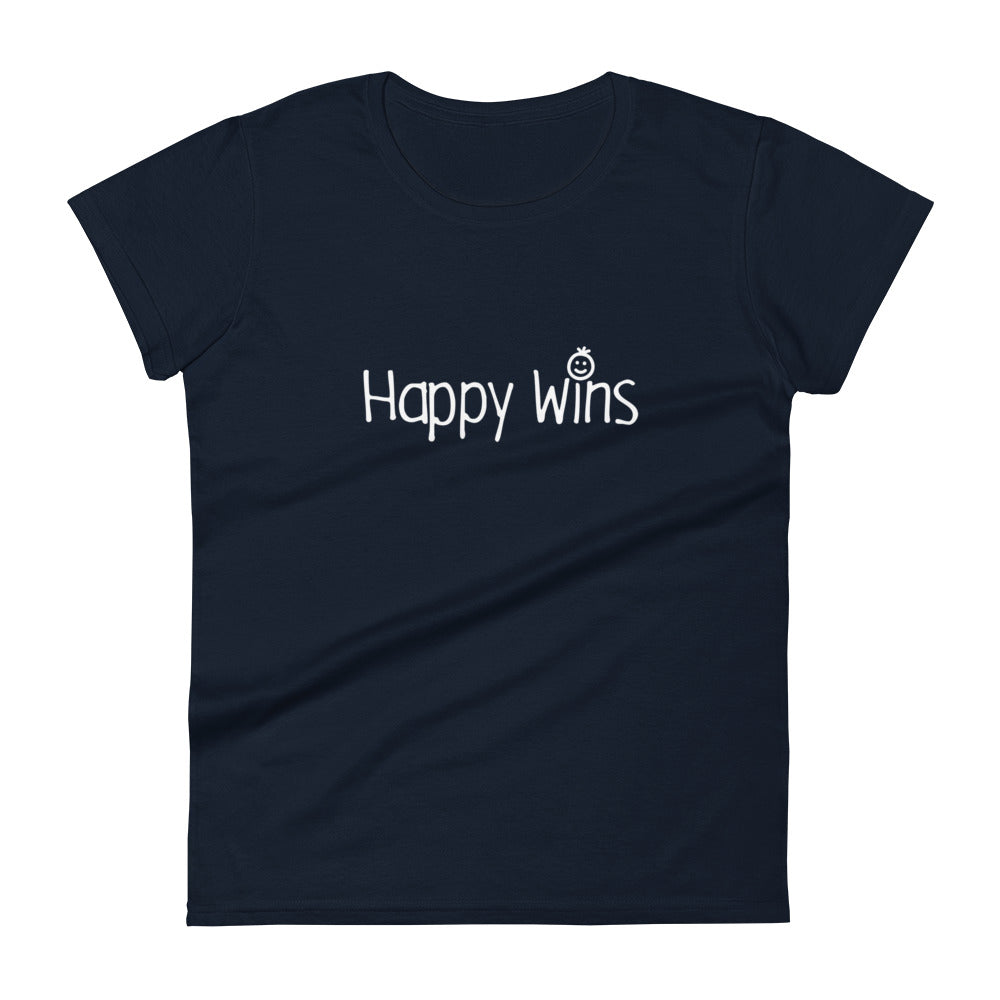 Happy Wins Women's Short Sleeve T-shirt Colors