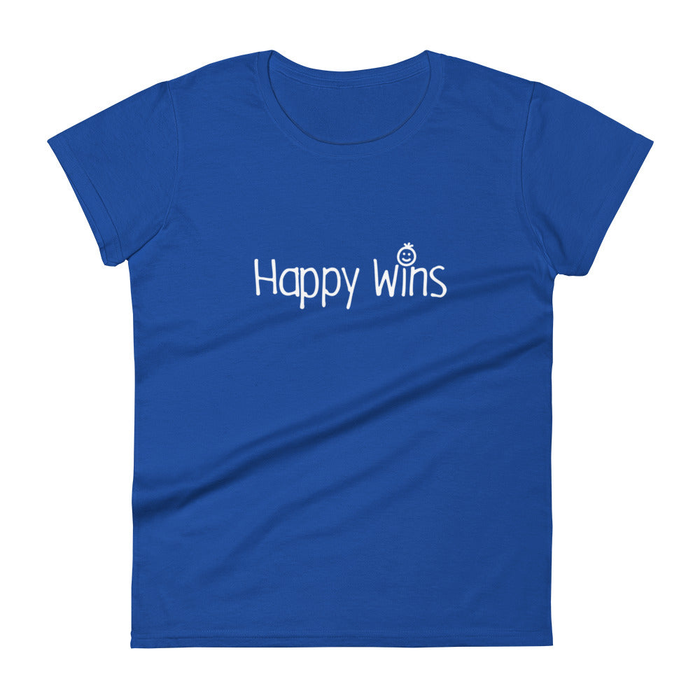 Happy Wins Women's Short Sleeve T-shirt Colors