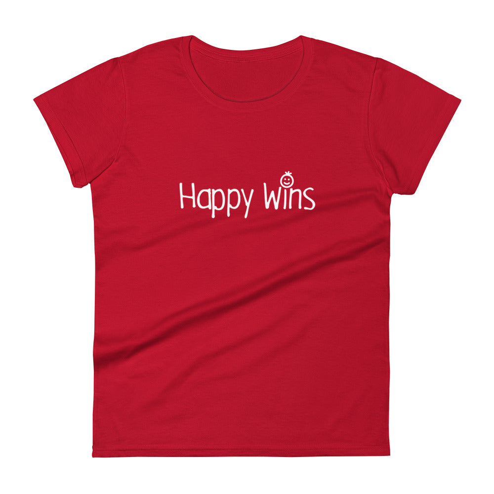 Happy Wins Women's Short Sleeve T-shirt Colors